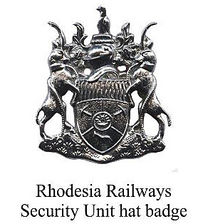 Rhodesia Railways Security Branch Cap Badge